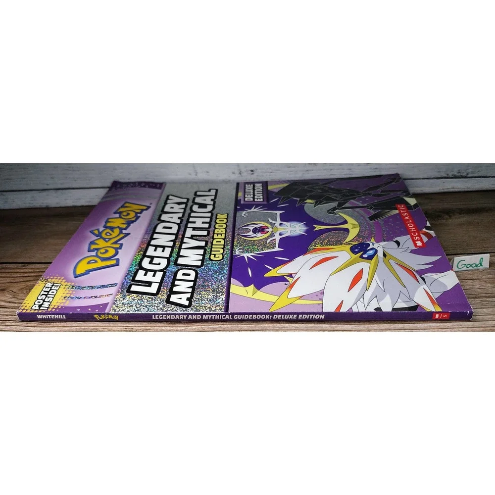 Scholastic Pokemon Legendary and Mythical GuideBook w/ Poster! (2019). Good Cond